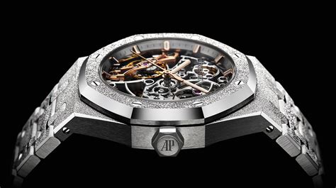 audemars piguet frosted white gold skeleton|audemars piguet skeleton price.